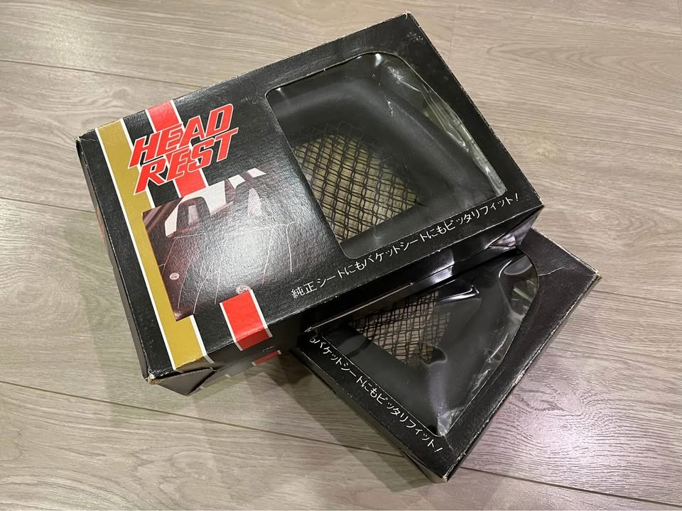 Universal mesh head rests Recaro old school seats