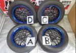 Sparco Crimson wheels rims tyres 4×100 4×114.3 JDM