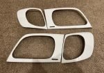 Subaru Forester SF facelift OEM headlight masks covers