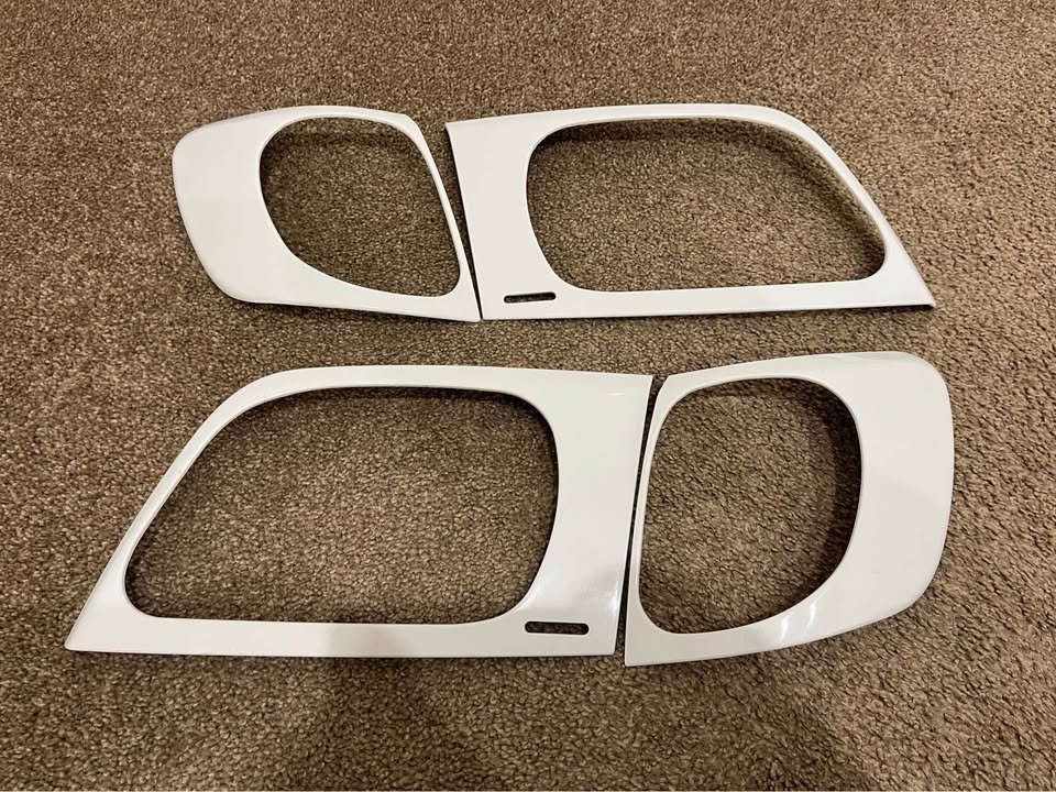 Subaru Forester SF facelift OEM headlight masks covers