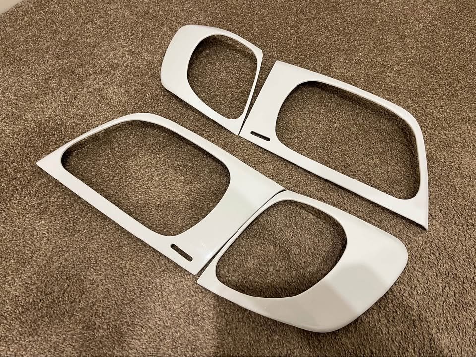 Subaru Forester SF facelift OEM headlight masks covers