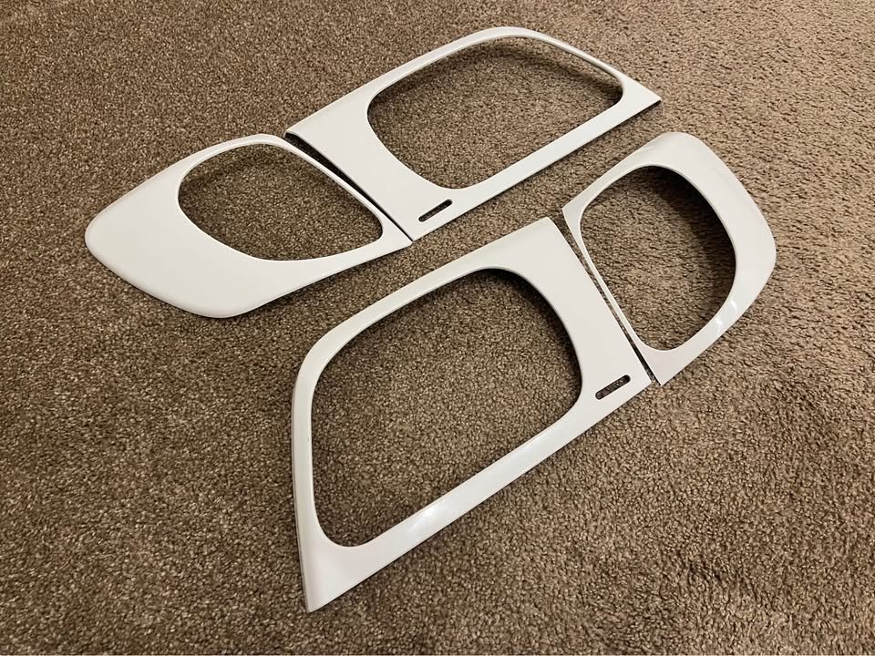 Subaru Forester SF facelift OEM headlight masks covers