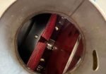 Intercooler style air intake filter