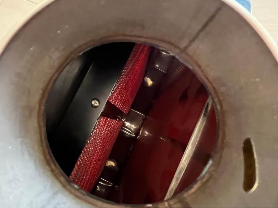 Intercooler style air intake filter
