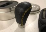 NEW Conrero carbon fibre gear knob boot leather set made in Italy