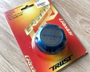 NEW-Greddy-Type-4B-blue-oil-cap-Mazda-M35xP4.0-1