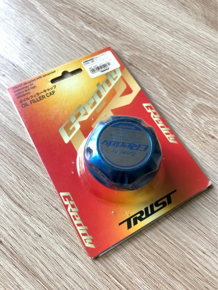 NEW Greddy Type 4B blue oil cap Mazda M35xP4.0