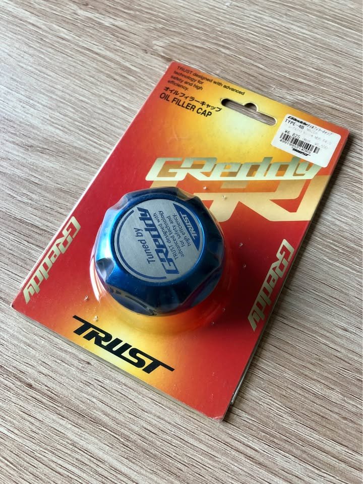 NEW Greddy Type 4B blue oil cap Mazda M35xP4.0