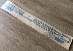 NEW OEM 910 Nissan Bluebird Series 1 and 2 TRX boot trunk decal sticker