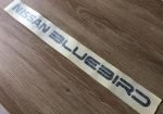 NEW Original 910 Nissan Bluebird Series 3 TRX boot trunk decal sticker