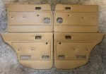 Nissan Datsun Bluebird GL GXE TRX 910 door trims cards NOS new