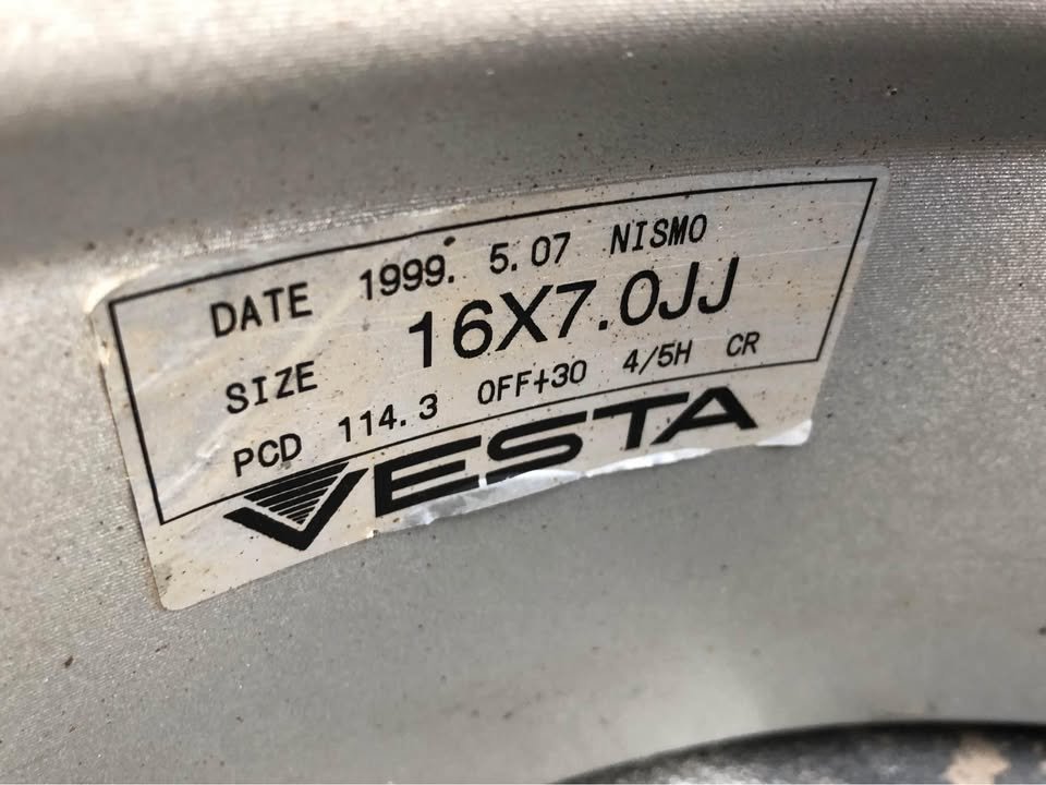 Rare Rays Vesta Nismo JTC wheels rims 114.3