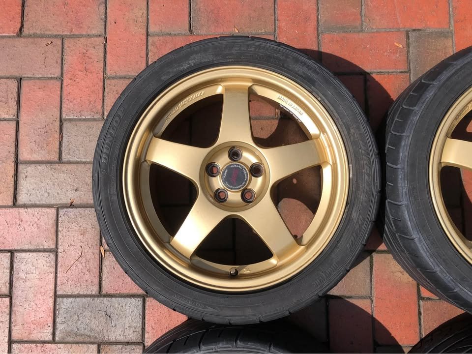 Rays RE B20 Subaru STI Optional Wheels Tyres