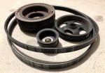 Subaru EJ205 Turbo Impreza WRX Forester crank alternator power steering pulleys and belts