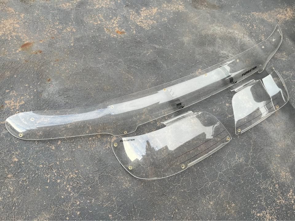 Subaru Forester SF5 STI GT bonnet protector headlight covers