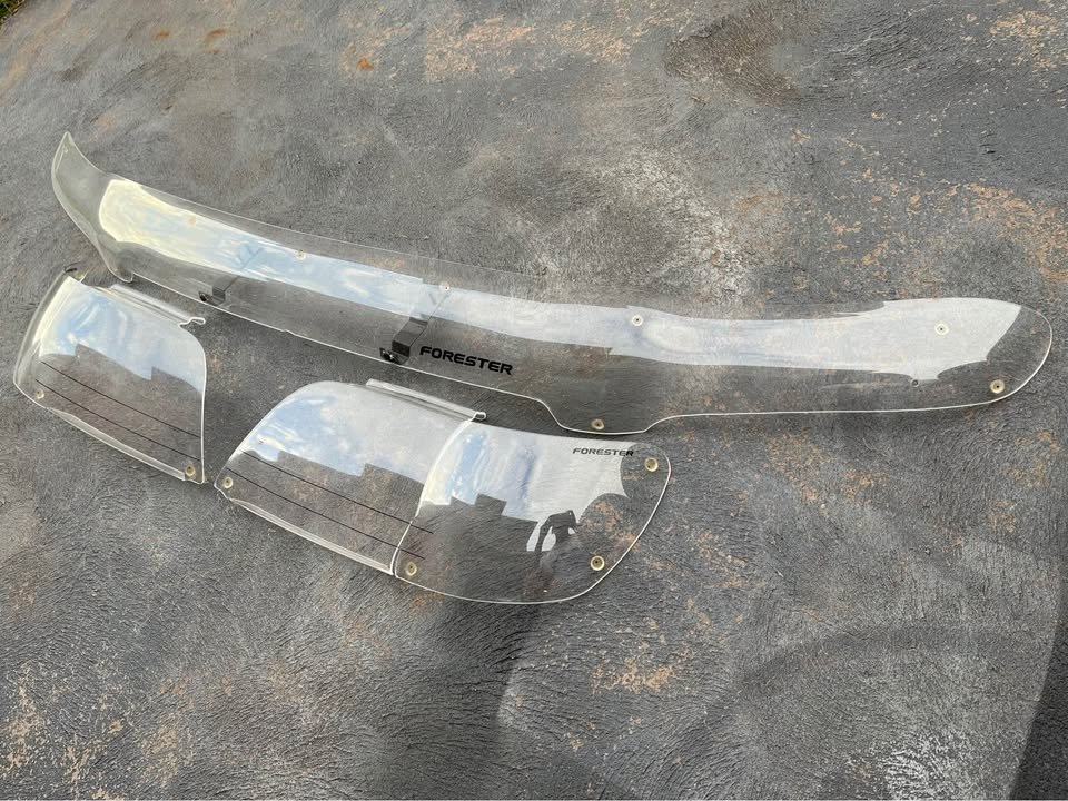 Subaru Forester SF5 STI GT bonnet protector headlight covers