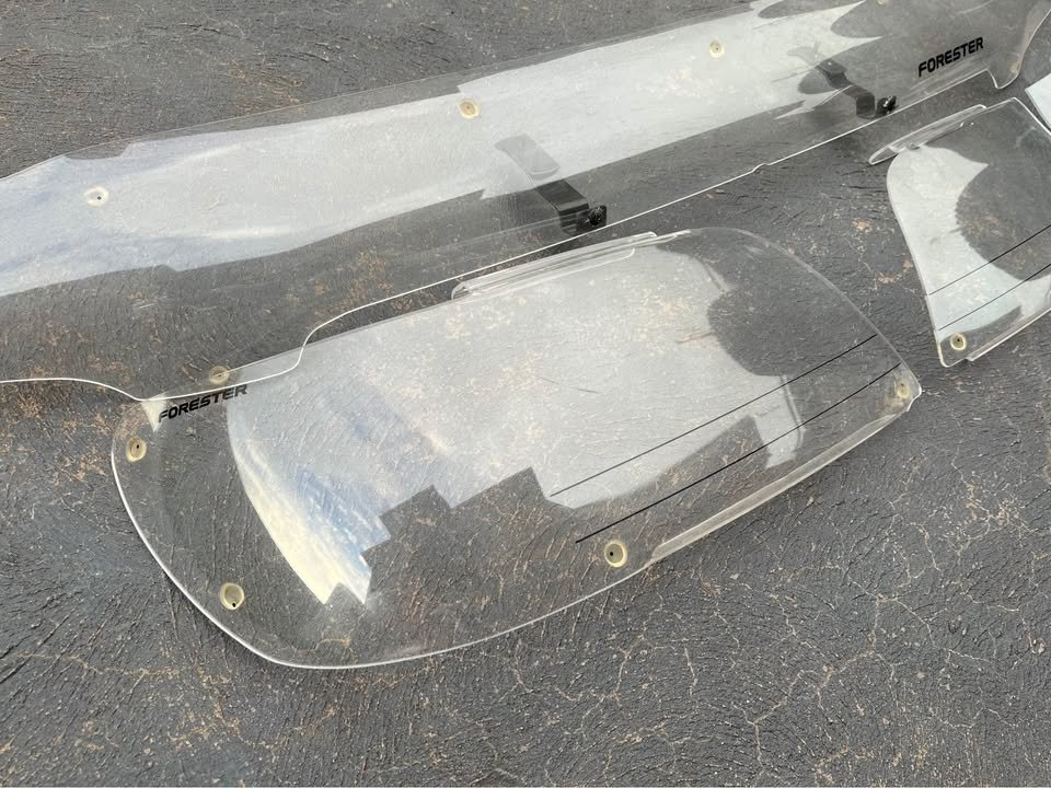 Subaru Forester SF5 STI GT bonnet protector headlight covers