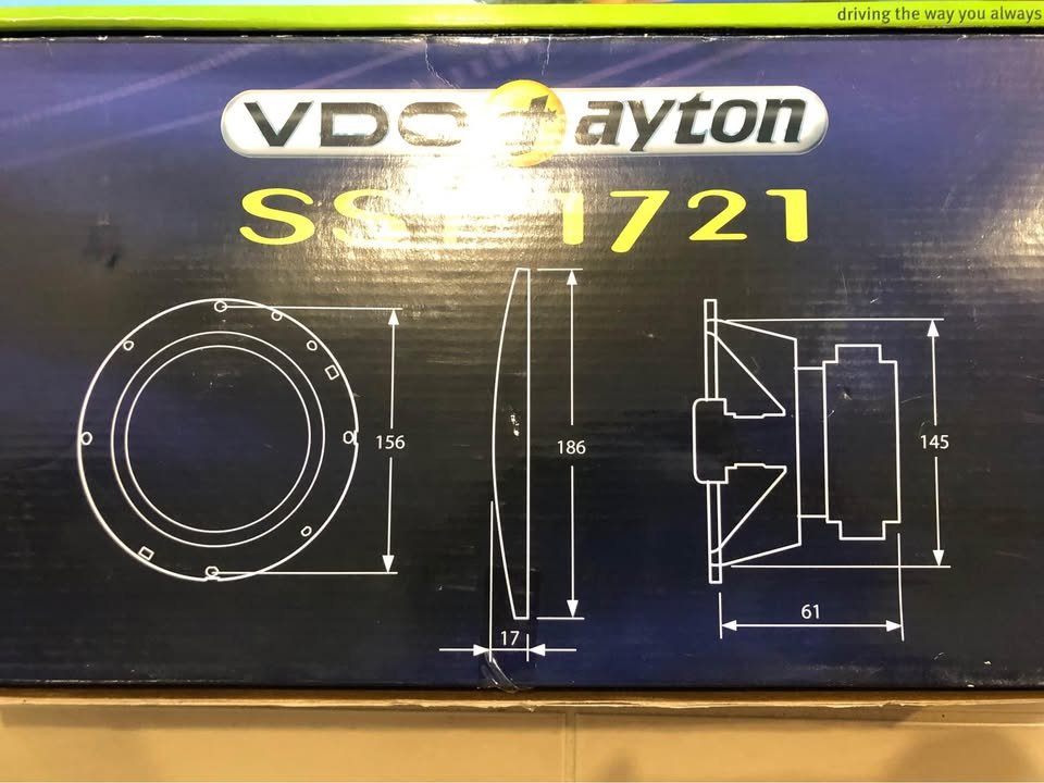 VDO Dayton car head unit stereo cd player radio speakers