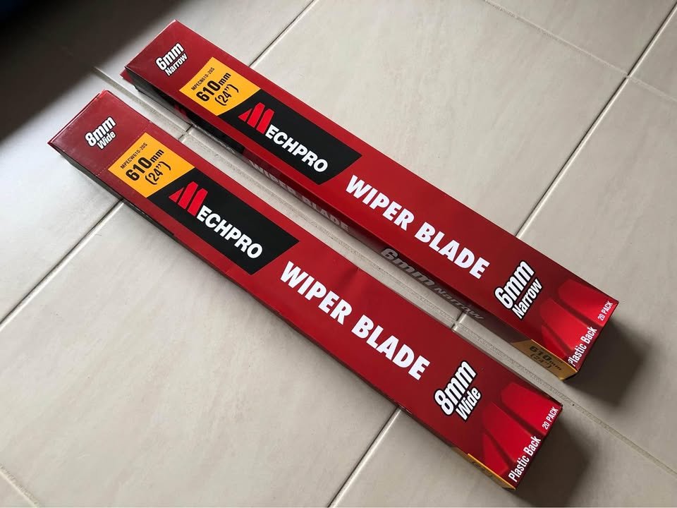 Windscreen wiper refill packs 6mm or 8mm 20 pack
